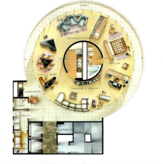 Illustration for article titled These Buildings Can Actually Move by Rotating